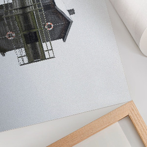 Plakat dekoracyjny Chata wodna