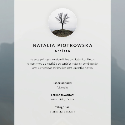 Plakat dekoracyjny «Zimowy spokój»