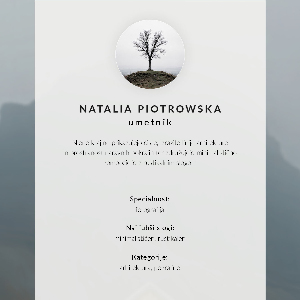 Plakat dekoracyjny Zimowy spokój