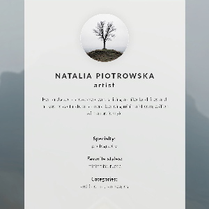 Plakat dekoracyjny Zimowy spokój