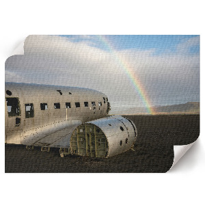 Plakat na ścianę Tęcza i wrak