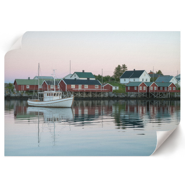 Plakat ścienny Łódź wioska