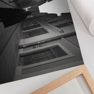 Plakat Czarno-biały widok