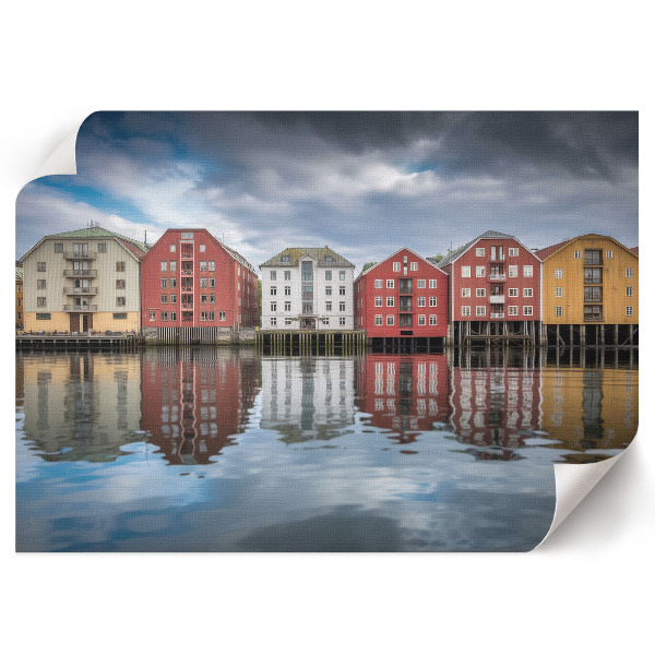 Plakat na ścianę Miejskie odbicie