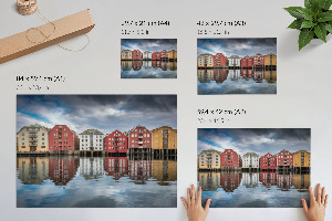 Plakat na ścianę Miejskie odbicie