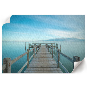 Plakat ścienny Jezioro pomost