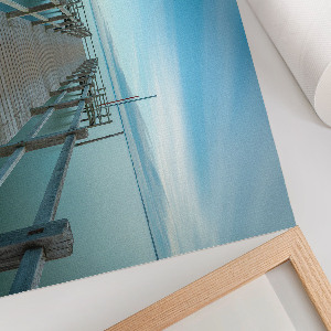 Plakat ścienny Jezioro pomost