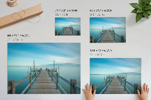 Plakat ścienny Jezioro pomost