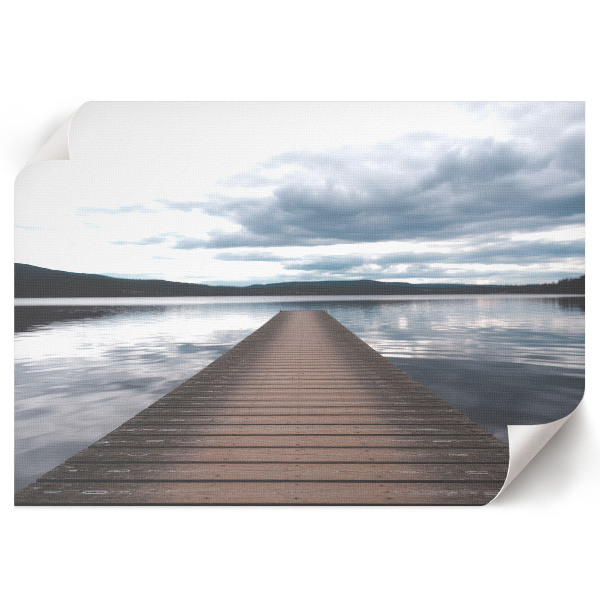 Plakat dekoracyjny Jezioro pomost
