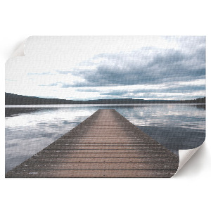 Plakat dekoracyjny Jezioro pomost