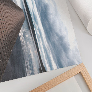 Plakat dekoracyjny Jezioro pomost