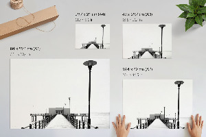 Plakat na ścianę Monochromatyczny spokój