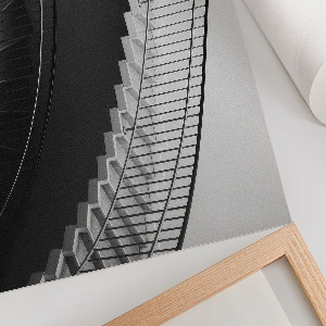 Plakat dekoracyjny Schody spiralne