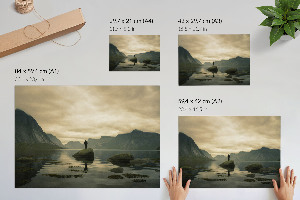 Plakat na płótnie Górski krajobraz