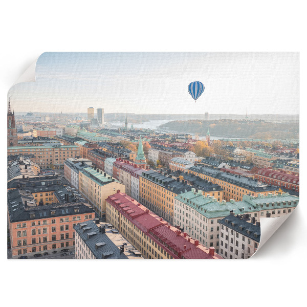 Plakat Balon nad miastem