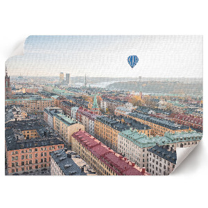 Plakat Balon nad miastem