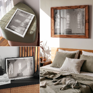 Plakat na płótnie Geometryczna elegancja