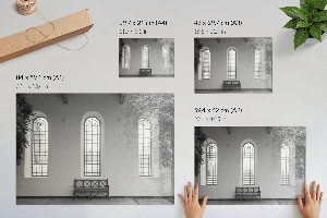 Plakat na płótnie Geometryczna elegancja