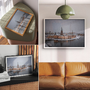 Plakat na płótnie Zimowa panorama