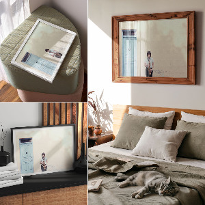 Plakat ścienny Saksofonistka