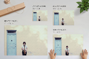 Plakat ścienny Saksofonistka