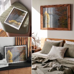 Plakat dekoracyjny Jesienny pejzaż