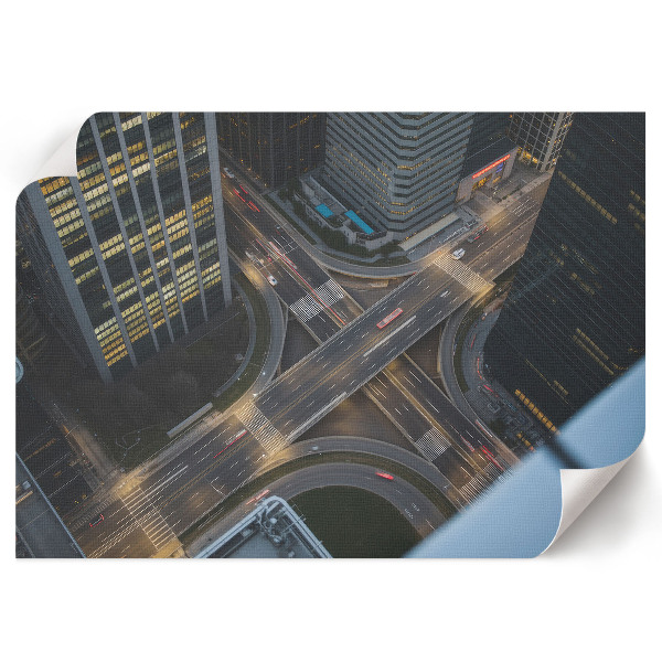 Plakat na płótnie Miejski zgiełk