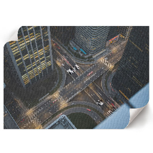 Plakat na płótnie Miejski zgiełk