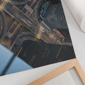 Plakat na płótnie Miejski zgiełk