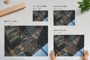 Plakat na płótnie Miejski zgiełk