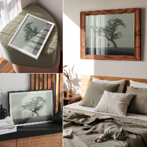 Plakat na ścianę Drzewo we mgle