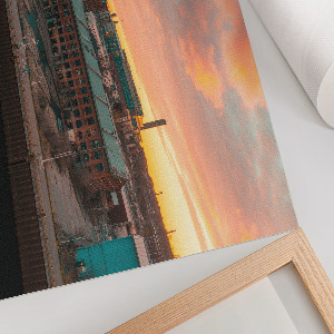 Plakat ścienny Miejski zachód