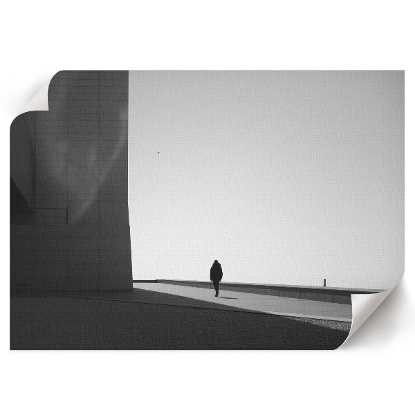 Plakat na płótnie z minimalistyczną sceną