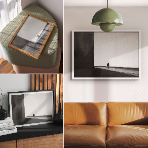 Plakat na płótnie Minimalistyczna scena