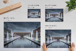 Plakat dekoracyjny Kolorowe fontanny