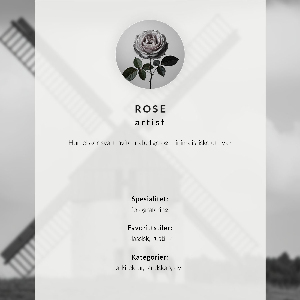 Plakat Wiatrak z końmi