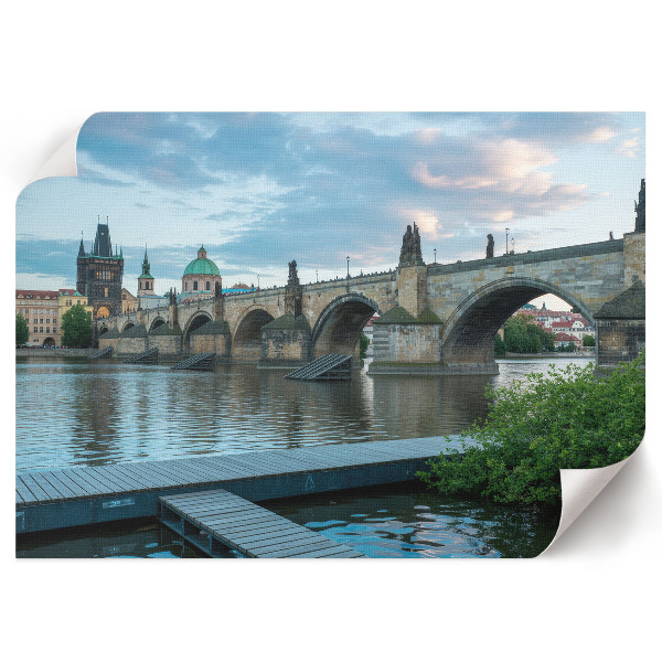 Plakat na ścianę przedstawiający historyczny most