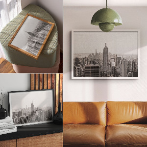 Plakat ścienny Miejski pejzaż