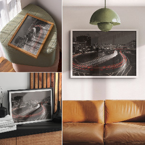 Plakat dekoracyjny Miejski ruch