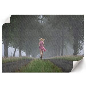 Plakat dekoracyjny Bieg przez las