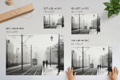 Plakat ścienny „Miejski spokój”