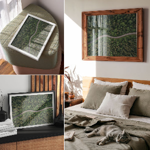 Plakat na ścianę Leśna droga