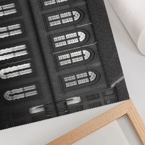 Plakat na ścianę Czarno-białe odbicie