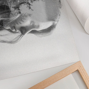 Plakat ścienny Drzewo twarz