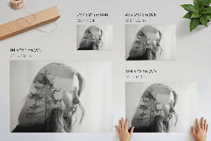 Plakat ścienny Drzewo twarz