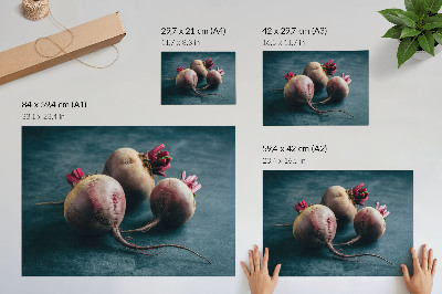 Plakat dekoracyjny „Słodkie buraki”