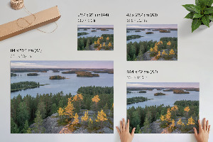 Plakat na płótnie Wyspy na wodzie