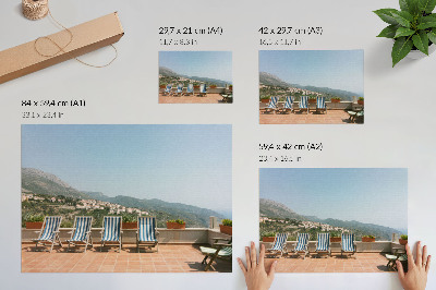 Plakat „Miejsce relaksu”