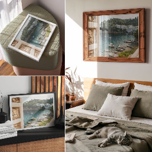 Plakat na płótnie Nadmorski pejzaż