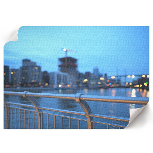 Plakat „Wieczorne miasto”